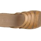 Incaltaminte Femei Crocs A-Leigh Wedge Sandal Tan