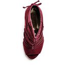 Incaltaminte Femei GUESS Raella Cutout Booties wine