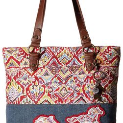 Sakroots Artist Circle Soft Tote Sweet Red Brave Beauti
