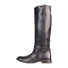 Incaltaminte Femei Frye Shirley Riding Plate Black Stone Antiqued