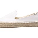 Incaltaminte Femei Soludos Platform Smoking Slipper White Cotton Canvas