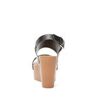 Incaltaminte Femei Forever21 Faux Leather Wedge Sandals Black