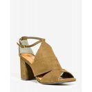 Incaltaminte Femei CheapChic Take Me Out Heel Olive