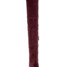 Incaltaminte Femei Catherine Catherine Malandrino Morcha Faux Fur Lined Over-The-Knee Boot burgundy