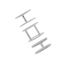 Bijuterii Femei Forever21 Caged Ring Set Silverclear