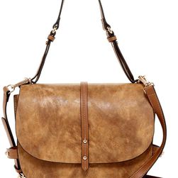 Steve Madden Shea Saddle Bag TAN