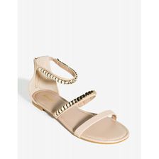 Incaltaminte Femei CheapChic Sacred-33m Metal Behavior Sandal Nude