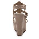 Incaltaminte Femei G by GUESS Hippo Wedge Sandal Taupe