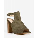 Incaltaminte Femei CheapChic Gala Boot Camp Bootie Olive