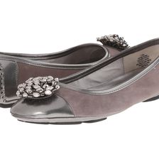 Anne Klein AKBloomia Grey/Pewter Suede