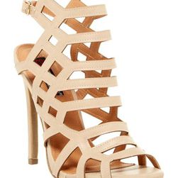 Incaltaminte Femei Elegant Footwear Blairy Caged Heel Sandal NUDE