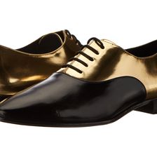 Michael Kors Lottie Black/Gold Smooth Calf/Specchio