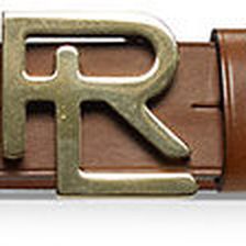 Ralph Lauren RL Vachetta Leather Belt Tan