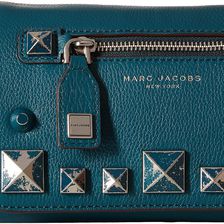 Marc Jacobs Recruit Chipped Studs Shoulder Bag Teal