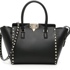 Valentino Garavani Small Rockstud Bag NERO