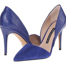 Incaltaminte Femei French Connection Elvia Monarch Blue Kid SuedeSheep