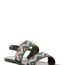 Incaltaminte Femei Matisse Margot Beaded Sandal BLACK LEATHER