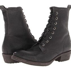 Incaltaminte Femei Frye Carson Lug Lace Up Black Stone Antiqued