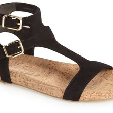 Via Spiga Lamuela Suede Sandal BLACK