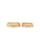 Bijuterii Femei Forever21 Etched Ring Set Gold