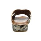 Incaltaminte Femei Johnston Murphy Sonya Slide Taupe Snake Print