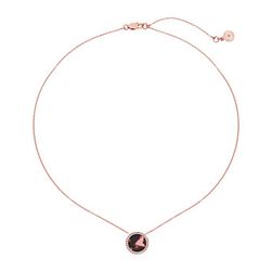 Bijuterii Femei Michael Kors Brilliance Disc Necklace Rose GoldBlush TortoiseClear