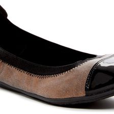 Easy Spirit Ginelle Cap Toe Flat BRONZE M Y
