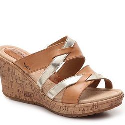 Incaltaminte Femei boc Vivara Wedge Sandal TanGold