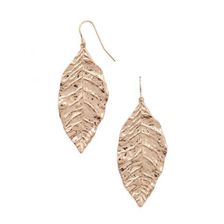 Bijuterii Femei Forever21 Leaf Drop Earrings Gold