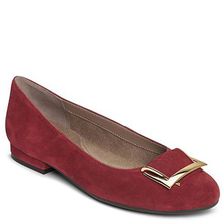 Incaltaminte Femei Aerosoles Good Times Ballet Flat Red Suede