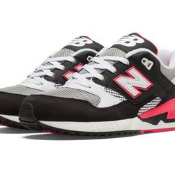 Incaltaminte Femei New Balance 530 90s Running Black with Grey Coral Pink