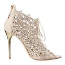 Incaltaminte Femei Oscar de la Renta Franki Strass 100mm Soft Pink