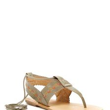 Incaltaminte Femei Latigo Orion Slingback Thong Sandal Shadow Grey