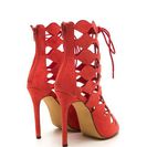 Incaltaminte Femei CheapChic Chic Exposure Caged Cut-out Heels Coral