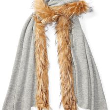 Ralph Lauren Faux Fur Fawn Grey