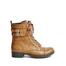 Incaltaminte Femei GUESS Berklee Combat Boots brown