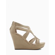 Incaltaminte Femei CheapChic Seasonless Super Wedge Nude