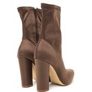 Incaltaminte Femei CheapChic Smooth Talker Pointy Chunky Booties Taupe