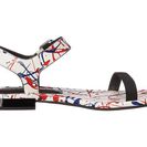 Incaltaminte Femei Marc Jacobs Elizabeth Flat Sandal White Multi