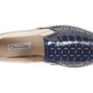 Incaltaminte Femei Oscar de la Renta Vivienne Flat Espadrille Indigo Patent Leather