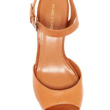 Incaltaminte Femei Marc Fisher Calia Cork Platform Sandal RUSTIC TAN