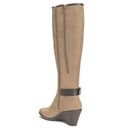 Incaltaminte Femei Aerosoles Wonderful Wide Calf Wedge Boot Beige
