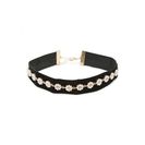Bijuterii Femei Forever21 Faux Pearl Studded Choker Blackcream