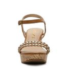 Incaltaminte Femei Unisa Kylie Wedge Sandal TanGold