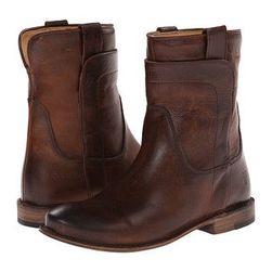 Incaltaminte Femei Frye Paige Short Riding Dark Brown Antique Pull Up