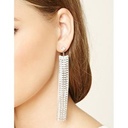 Bijuterii Femei Forever21 Rhinestone Duster Earrings Silverclear