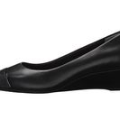 Incaltaminte Femei Rockport Total Motion Annett Cap Toe Wedge Black Burn CalfLizard