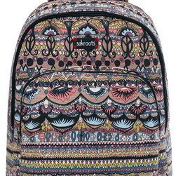 Sakroots Artist Circle Medium Backpack Taupe One World