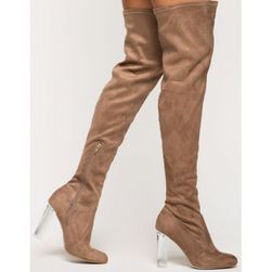 Incaltaminte Femei CheapChic All Talk Boot TaupeKhaki