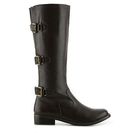 Incaltaminte Femei Two Lips Jammer Wide Calf Riding Boot Brown